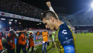 Sebastián Jurado después del partido entre Veracruz y Puebla