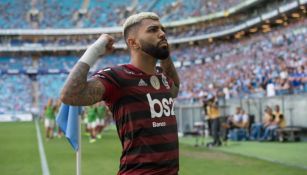 Gabriel, en un partido del Flamengo