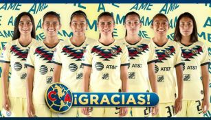 Jugadoras de las que América se despidió para el Clausura 2020