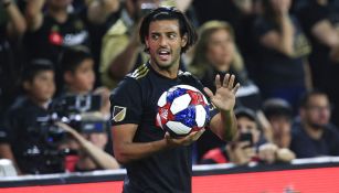 Carlos Vela, durante un partido de LAFC