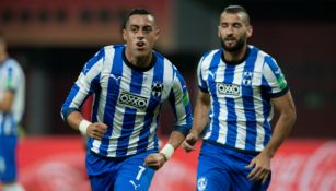 Funes Mori celebra anotación contra Rayados