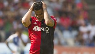  Anderson Santamaría en un partido con el Atlas 