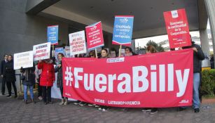 Disidentes cooperativistas en manifestación