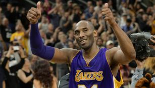 Koby Bryan se muestra feliz tras un triunfo de los Lakers