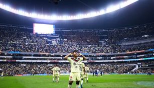 El Estadio Azteca durante la Semifinal entre América y Morelia