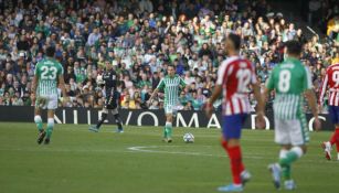 Guardado, en el partido contra Atlético