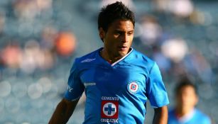 Maximiliano Biancucchi, en un partido de Cruz Azul