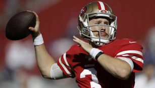 C.J. Beathard, en un partido con los 49ers