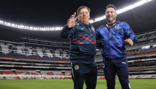 Miguel Herrera y Antonio Mohamed previo a la Final 