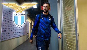 Miguel Layún llegando a un partido de Rayados