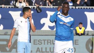 Mario Balotelli, en el partido entre Brescia y Lazio