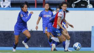 Tania Morales, en un partido ante Cruz Azul