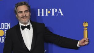 Joaquin Phoenix en la entrega de los Golden Globes