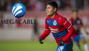 Javier López celebra gol ante Necaxa