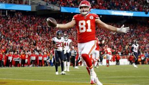 Blake Bell tras anotar un touchdown con Chiefs