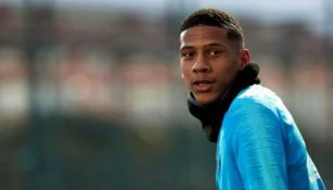 Todibo en entrenamiento del Barcelona 