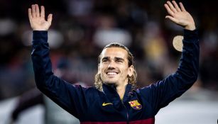 Griezmann, previo a un partido del Barcelona