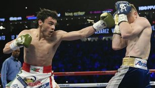 Chávez Jr., durante el combate frente al Canelo