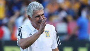 Ferretti, en un partido de Tigres