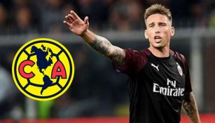 Lucas Biglia, en un partido del Milan