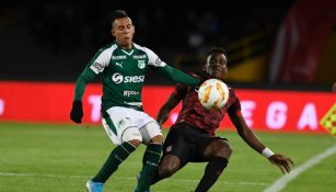 Alex Castro durante un partido con Deportivo Cali