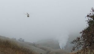 Neblina en la zona de Calabasas, lugar del accidente de Kobe Bryant