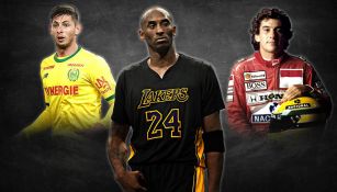 Emiliano Sala, Kobe Bryant y Ayrton Senna