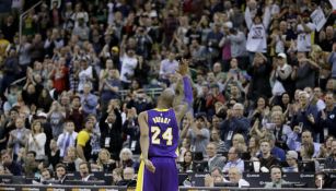 Kobe Bryant durante un partido con los Lakers