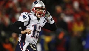 Tom Brady, en un juego con Patriots