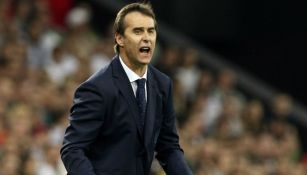 Lopetegui dirigiendo un partido de Sevilla