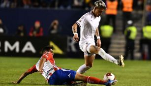 Calderón, en el partido ante San Luis