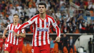 Morata, en un partido del Atlético