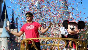 Patrick Mahomes en Disney Wolrd