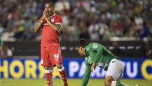 Felipe Pardo durante un partido con Toluca