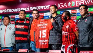 Edwin Cardona, presentado con Xolos