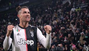 Cristiano, en un partido de la Juventus