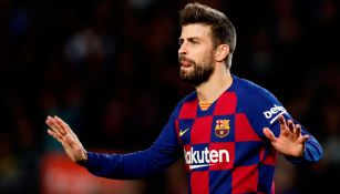 Gerard Piqué durante un duelo con el Barcelona 