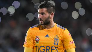 André-Pierre Gignac durante un partido de Tigres