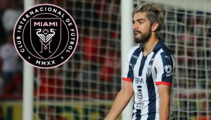 Rodolfo Pizarro en un juego con Rayados de Monterrey