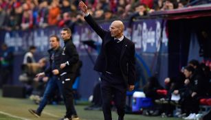 Zidane, en un partido del Real Madrid