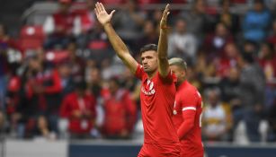 Emmanuel Gigliotti festeja anotación con Toluca