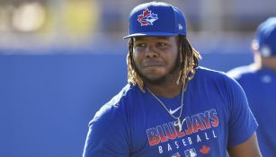 Vladimir Guerrero Jr. durante un entrenamiento con Toronto Blue Jays