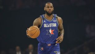 LeBron James durante el Juego de las Estrellas de la NBA