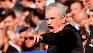 Javier Aguirre lanza un grito en un juego del Leganés