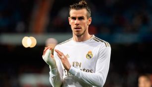 Gareth Bale durante un duelo con el Real Madrid