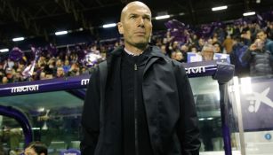 Zinedine Zidane, durante un duelo del Real Madrid