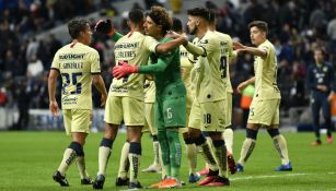 América en festejo de triunfo