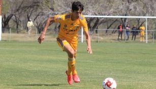 Jürgen Damm en acción con Tigres Sub 20