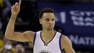 Stephen Curry, en un juego con Golden State Warriors