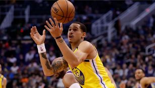  Juan Toscano-Anderson, en un partido de Warriors